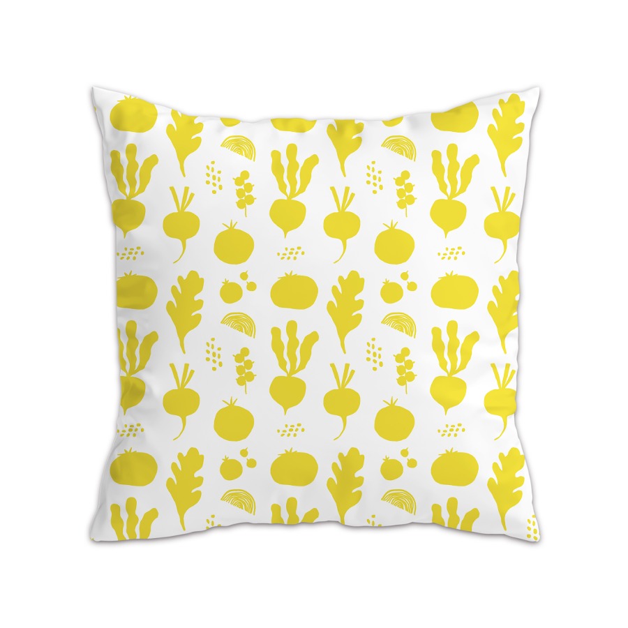 캐리마켓 -  [a.o.b] Vegetable yellow cushion