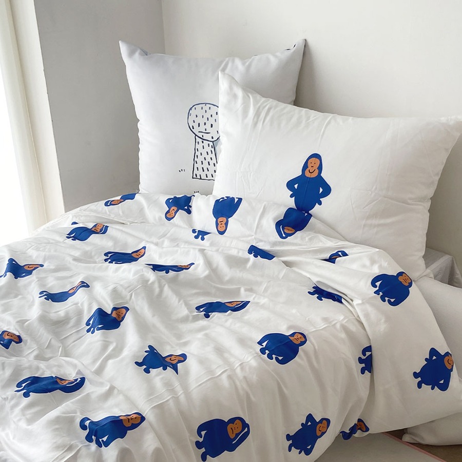 캐리마켓 -  [a.o.b] Gorilla blue bedding