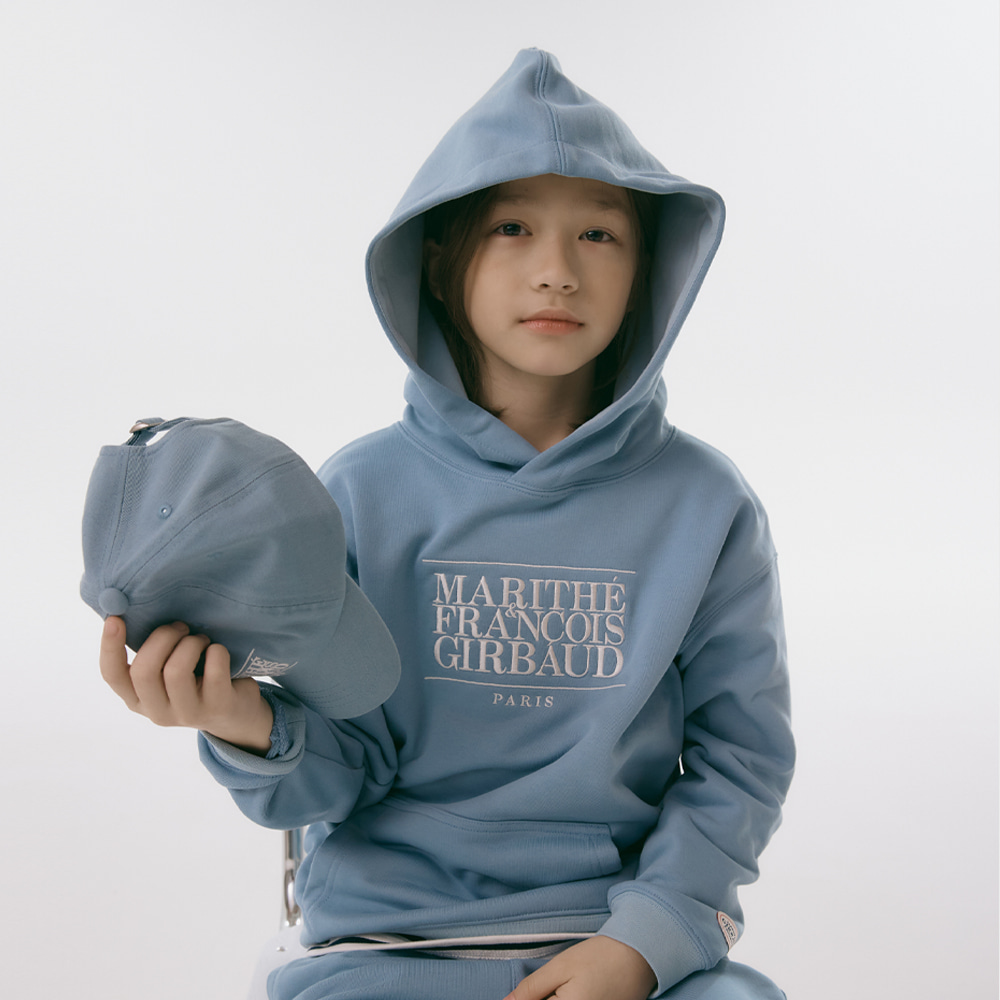 캐리마켓 -  [마리떼 앙팡] ENFANT CLASSIC LOGO HOODIE ash blue