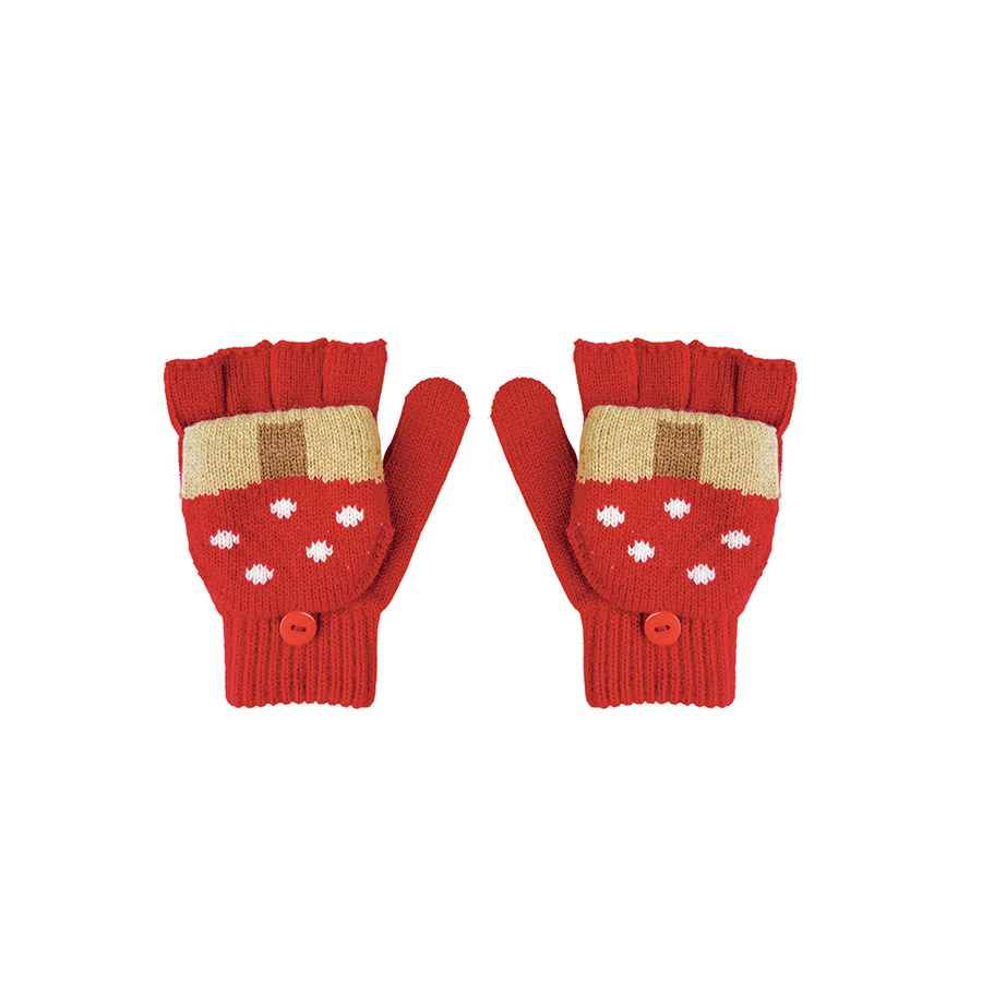 캐리마켓 -  [락카훌라키즈] Toadstool Knitted Gloves (3~6Y)