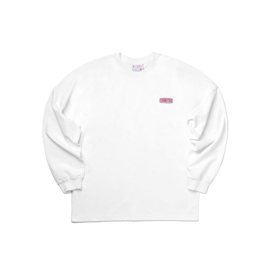 캐리마켓 -  [호텔세리토스] (성인) Cerritos Candy Long Sleeve T-Shirt [White]