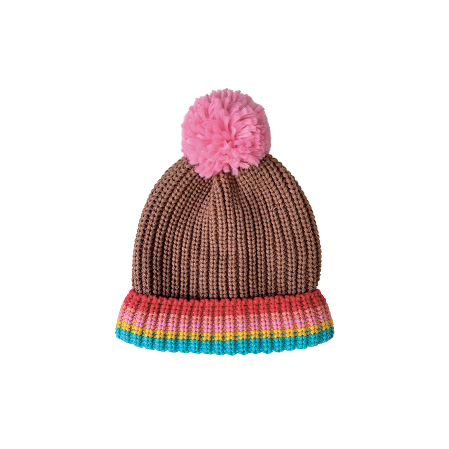 캐리마켓 -  [락카훌라키즈] Rainbow Stripe Knitted Hat (3~6Y)