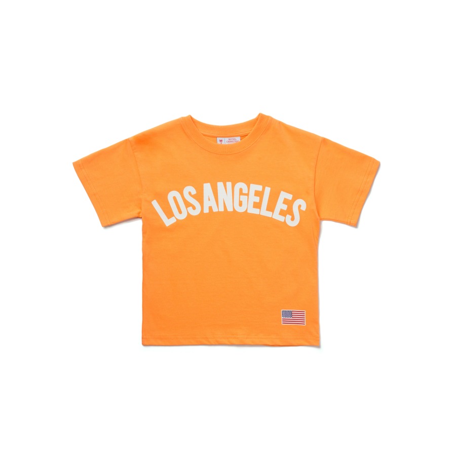 캐리마켓 -  [호텔세리토스] (키즈&amp;주니어) Kids Los Angeles T-Shirt [Orange]