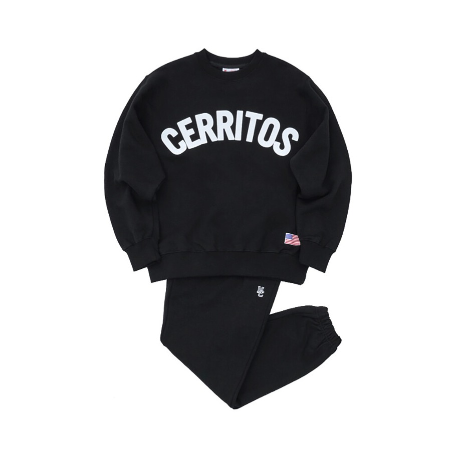 캐리마켓 -  [호텔세리토스] (성인) Cerritos Sweat Set-Up [Black]
