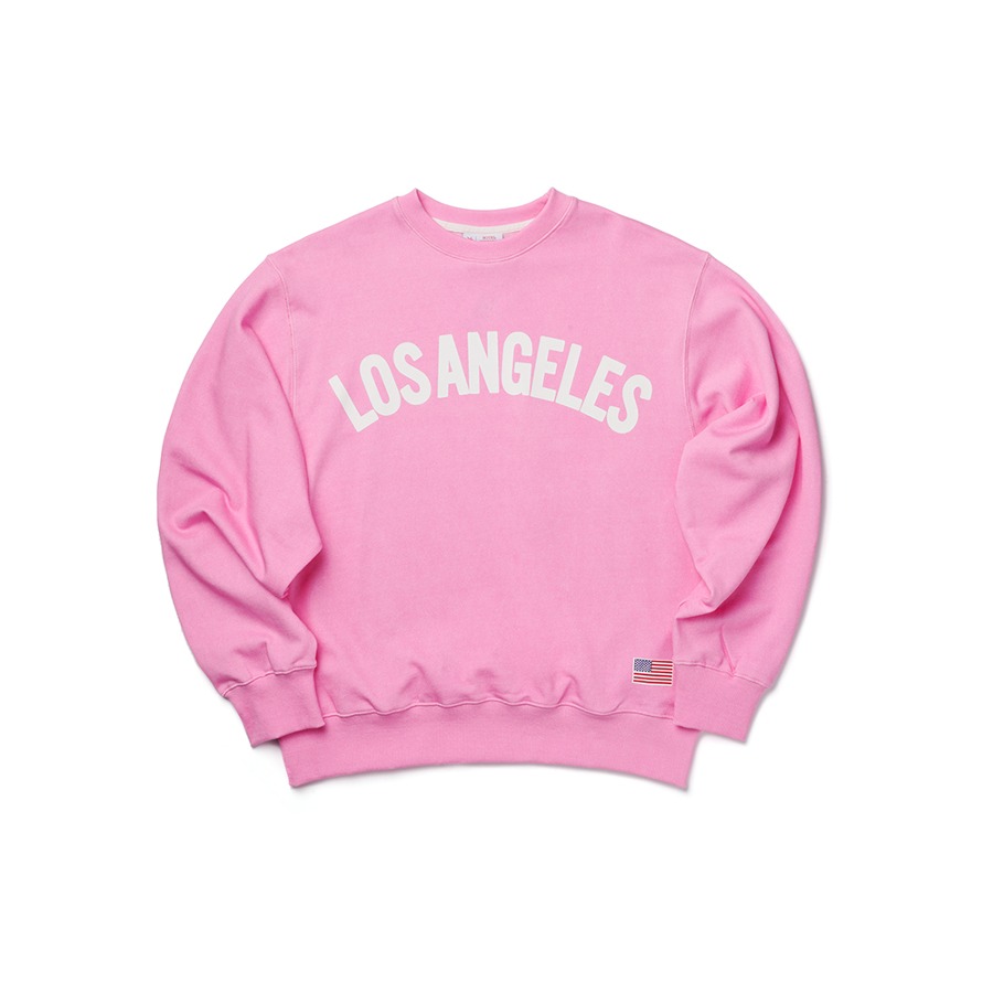 캐리마켓 -  [호텔세리토스] (성인) Los Angeles Washing Sweat-shirt [Pink]