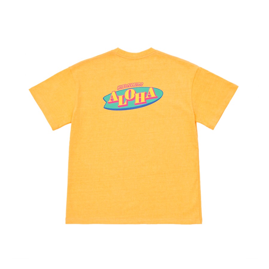 캐리마켓 -  [호텔세리토스] (성인) Aloha Surfing Board T-Shirt [Yellow]