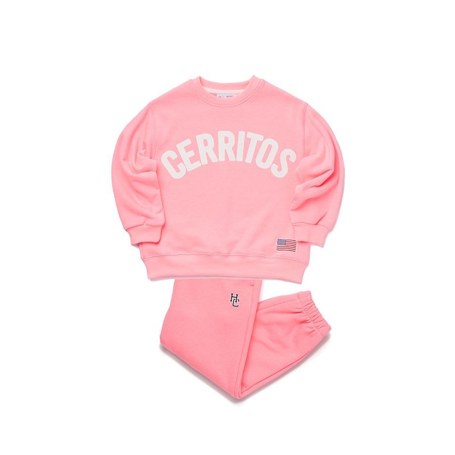 캐리마켓 -  [호텔세리토스] (키즈&amp;주니어) Kids Cerritos Sweat Set-up [Pink]