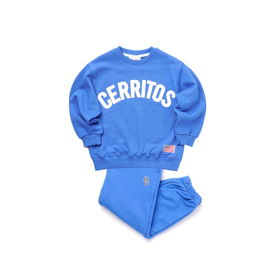 캐리마켓 -  [호텔세리토스] (키즈&amp;주니어) Kids Cerritos Sweat Set-up [Blue]