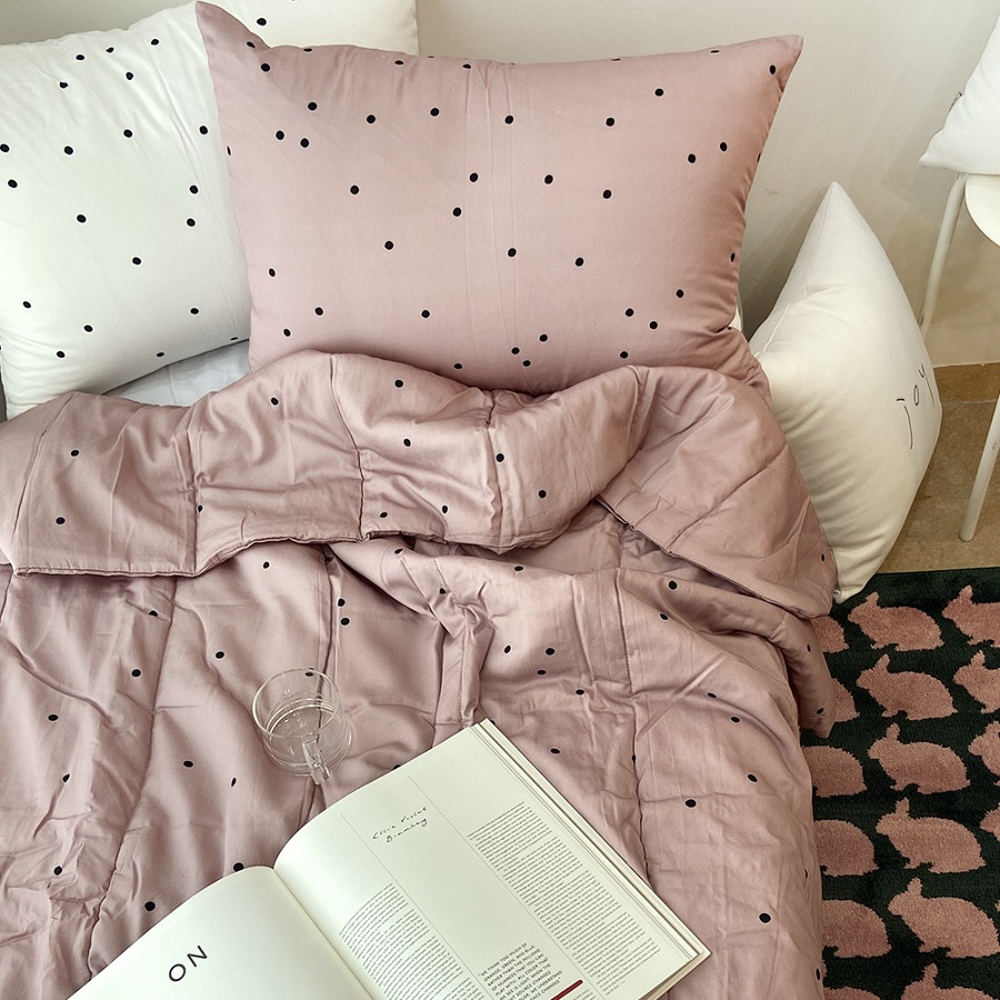 캐리마켓 -  [a.o.b] Recipe Grayishpink summer comforter bedding