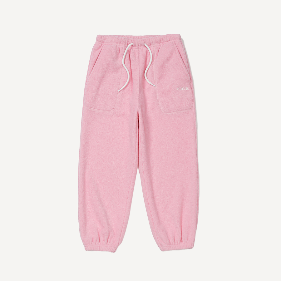 캐리마켓 -  [클로브] Logo Fleece Pants_Kids (Pink)
