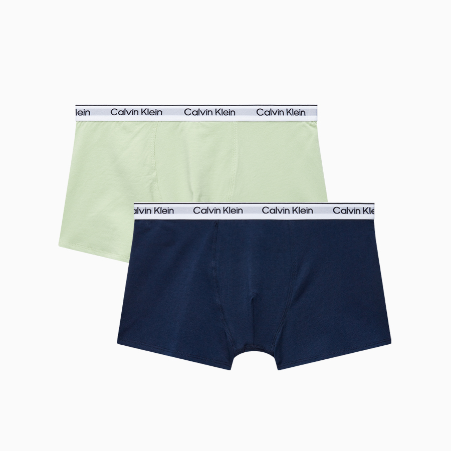 캐리마켓 -  [CK Kids Underwear] 2PK TRUNK Mint/Navy