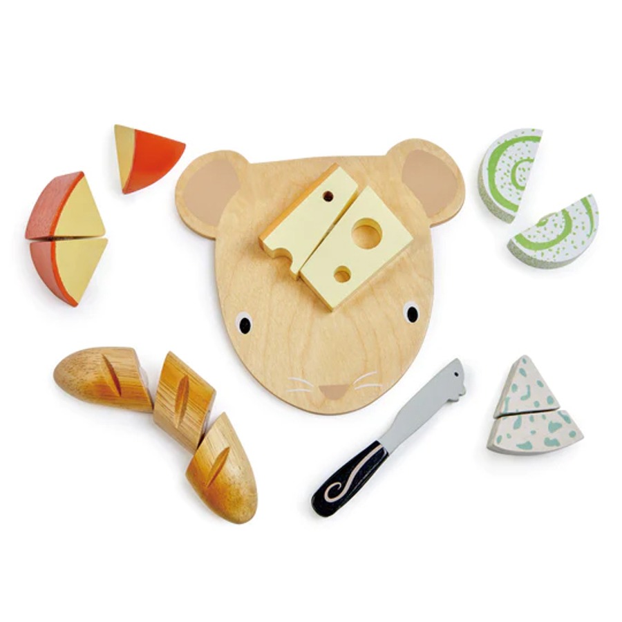 캐리마켓 -  [텐더리프] 찍찍이 도마 치즈 자르기 원목 주방 놀이 장난감 교구