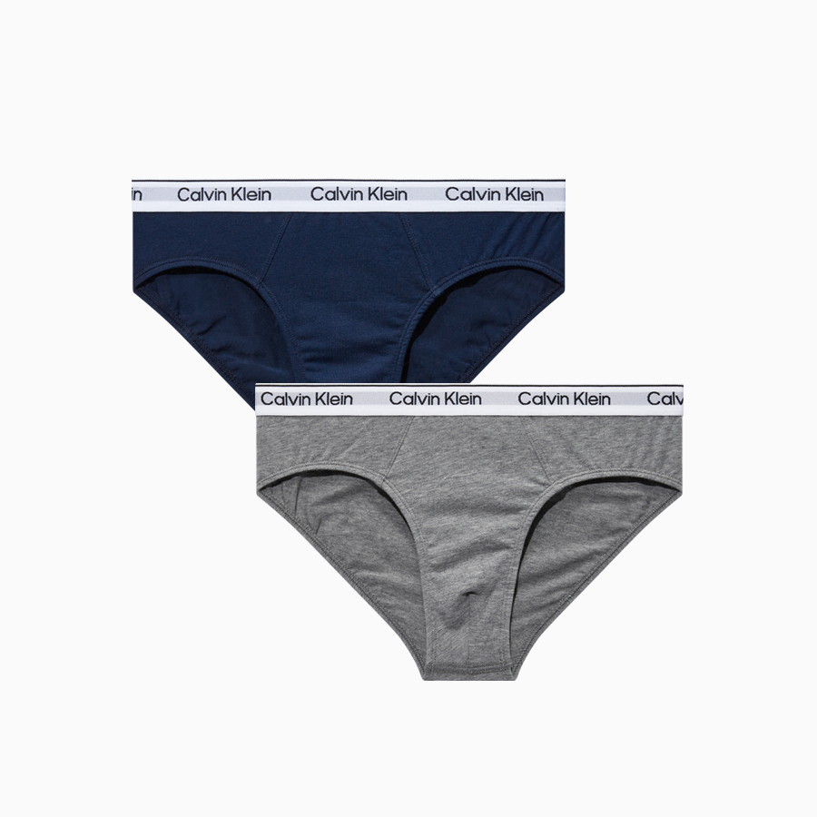 캐리마켓 -  [CK Kids Underwear] 2PK BRIEF Grey/Navy