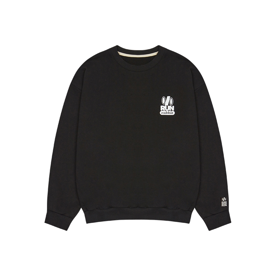 캐리마켓 -  [런레빗] Everyday Sweatshirt Black