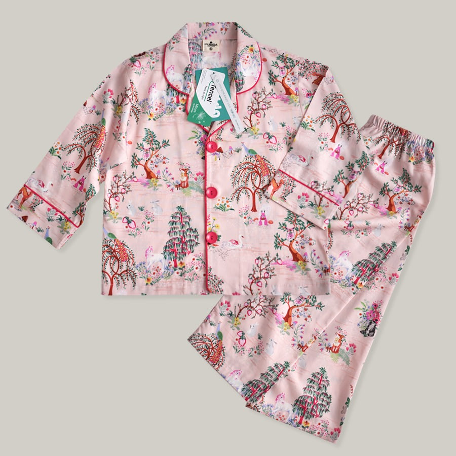 캐리마켓 -  [이루시다] 모달 판타지가든 상하세트 아동 잠옷
