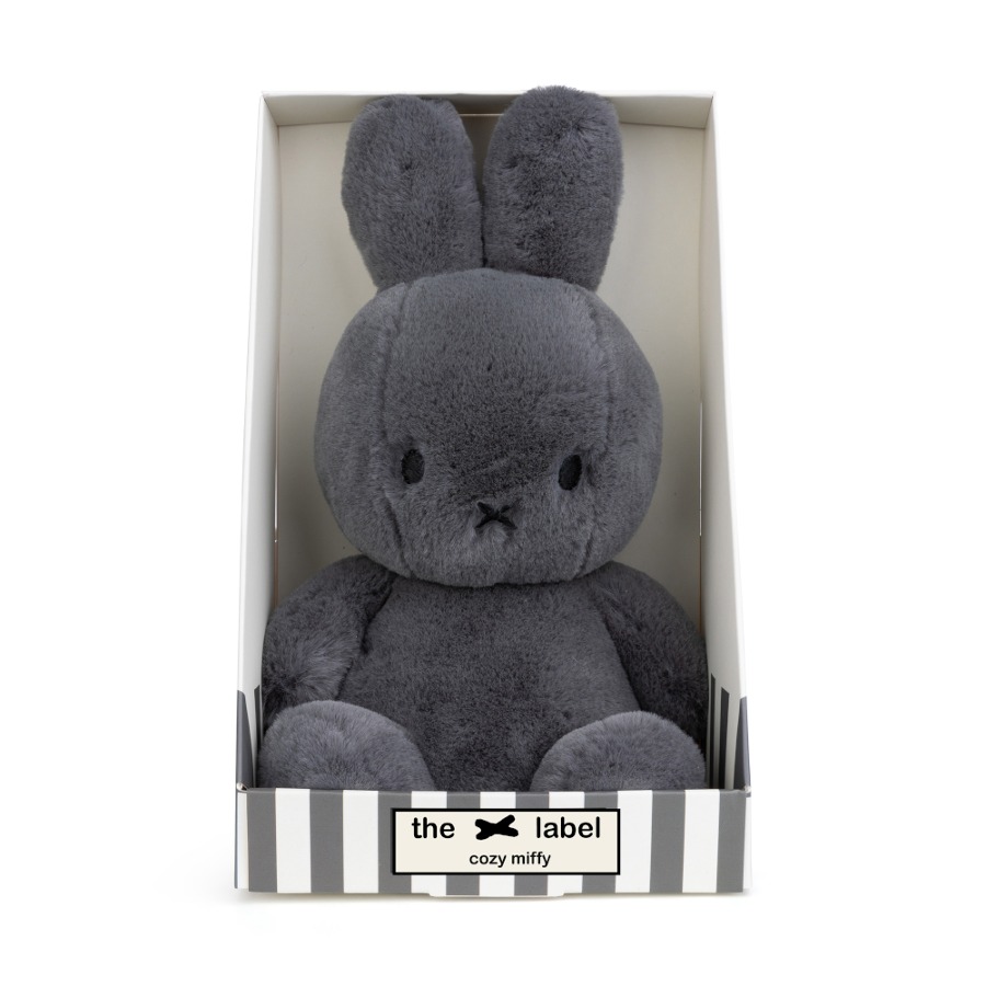 캐리마켓 -  [BON TON TOYS] Cozy Miffy Sitting Grey in giftbox - 23cm