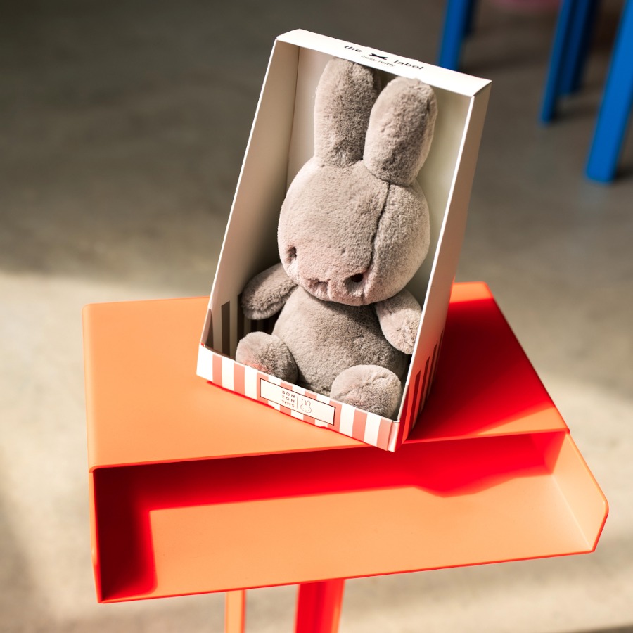 캐리마켓 -  [BON TON TOYS] Cozy Miffy Sitting Taupe in giftbox - 23cm