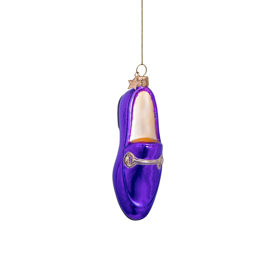 캐리마켓 -  [본델스] Ornament glass strong purple loafer H12cm