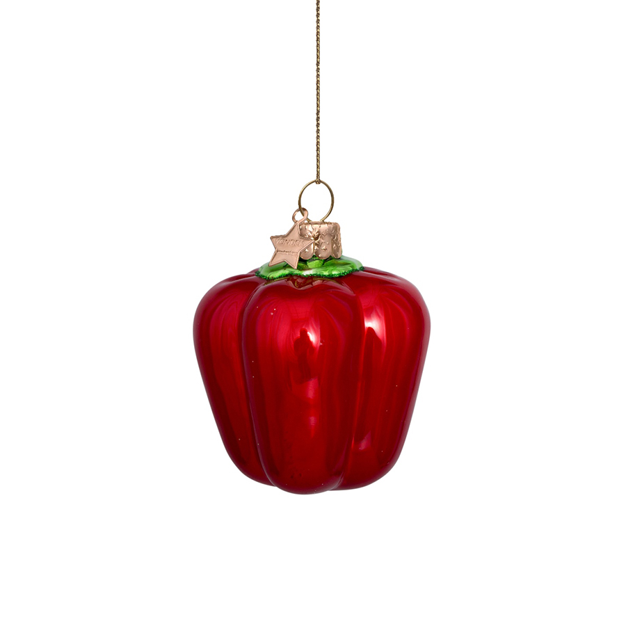 캐리마켓 -  [본델스] Ornament glass red opal paprika H7cm