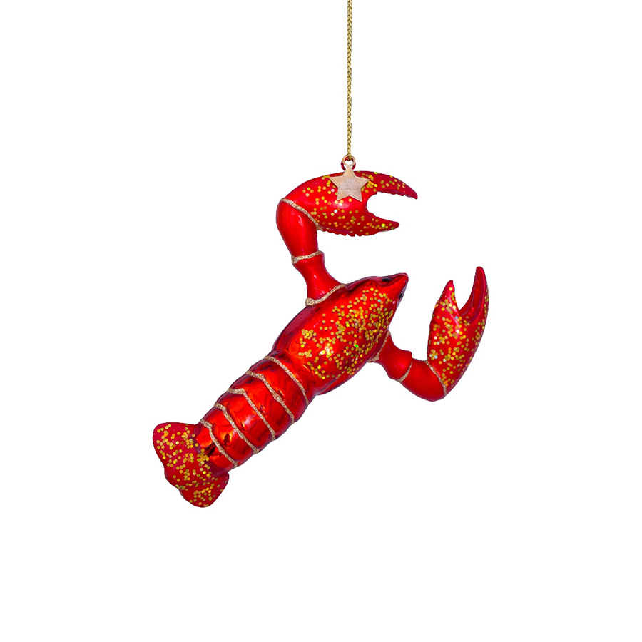 캐리마켓 -  [본델스] Ornament glass red lobster H14cm