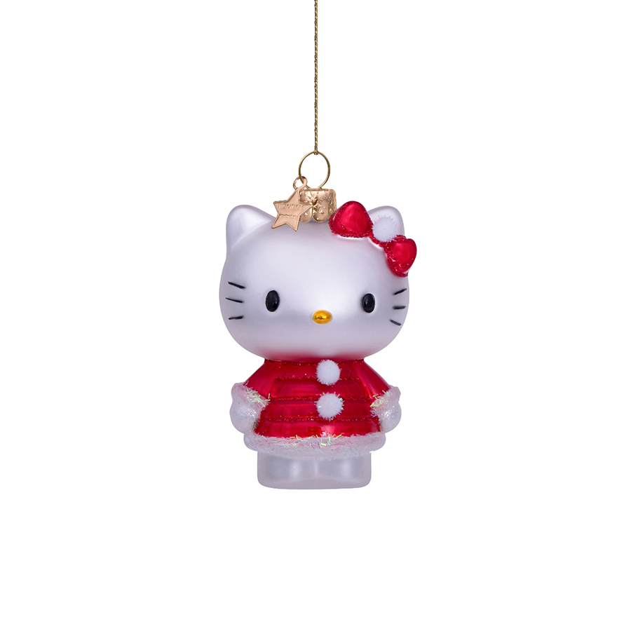 캐리마켓 -  [본델스] Ornament glass Hello Kitty w/xmas dress H9cm w/box