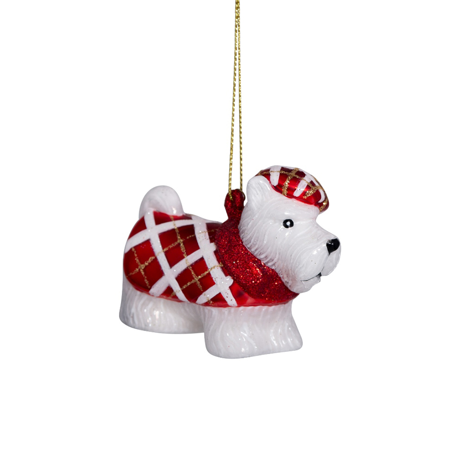 캐리마켓 -  [본델스] Ornament glass scottish terrier w/red t-shirt H6cm