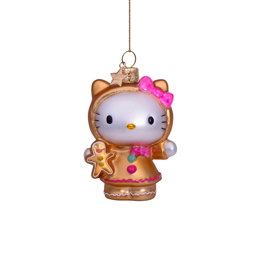 캐리마켓 -  [본델스] Ornament glass Hello Kitty gingerbread H9cm w/box