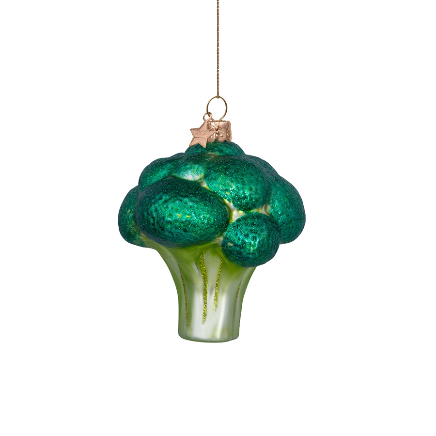 캐리마켓 -  [본델스] Ornament glass green matt broccoli H10cm