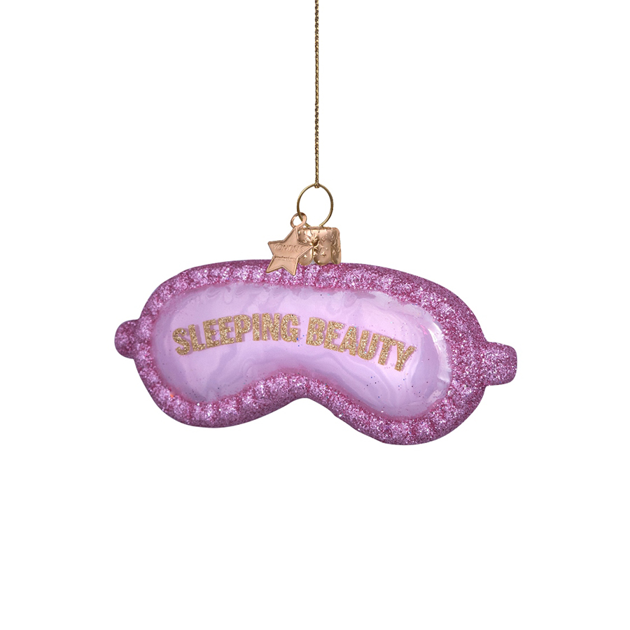 캐리마켓 -  [본델스] Ornament glass soft pink sleeping beauty mask H4cm