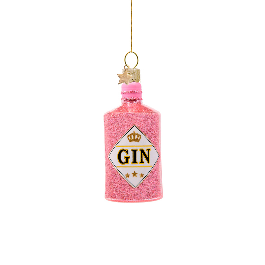 캐리마켓 -  [본델스] Ornament glass pink gin bottle H10cm