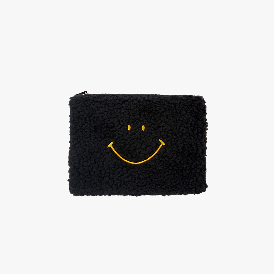 캐리마켓 -  [세컨랩] BOA SMILE POUCH BLACK