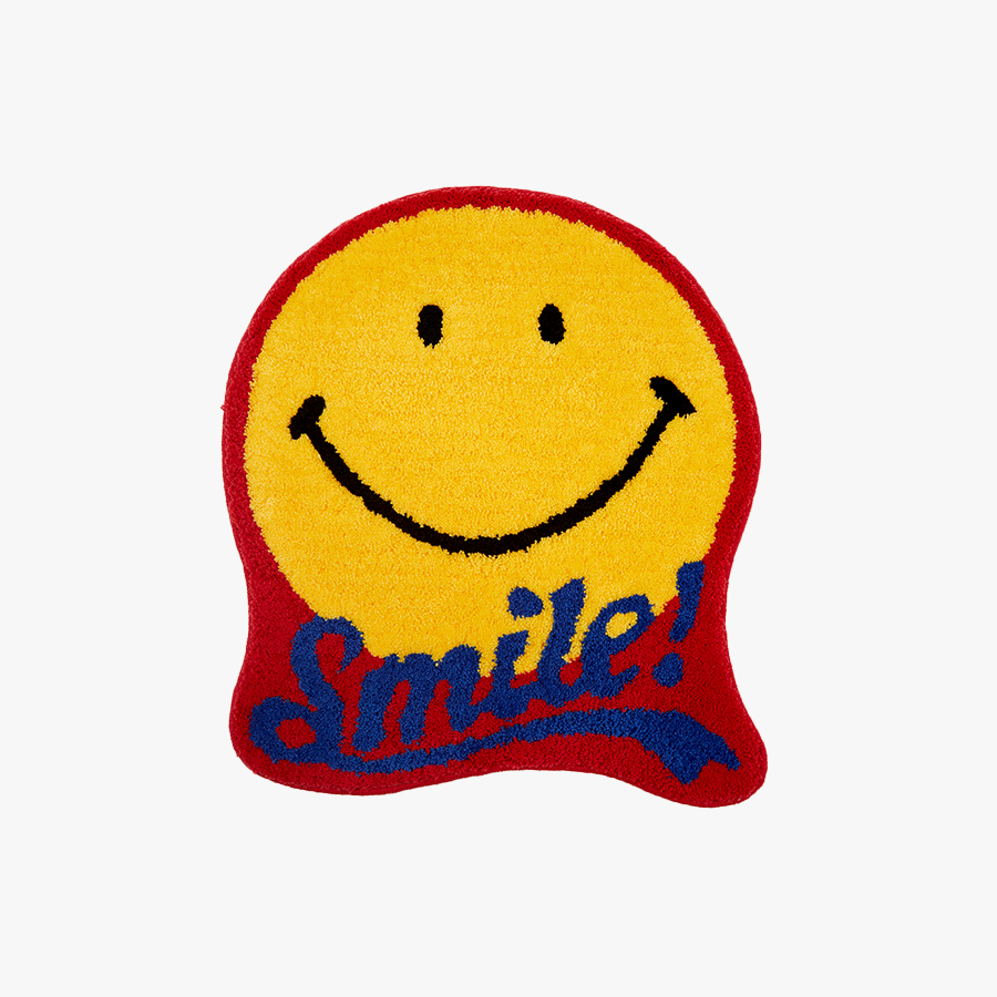 캐리마켓 -  [세컨랩] LOGO SMILE RUG MAT RED